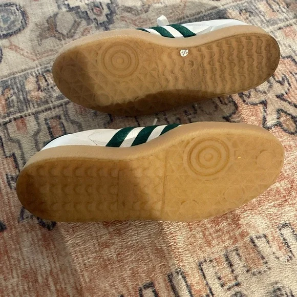 Adidas Originals Samba White and Green Sneakers - Picture 7 of 8